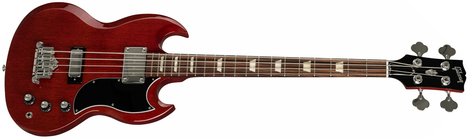 Gibson Sg Standard Bass Original Short Scale Rw - Heritage Cherry - Solid body elektrische bas - Main picture