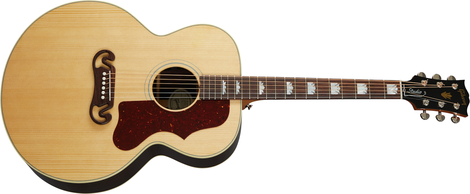 Gibson Sj-200 Studio Rosewood 2020 Super Jumbo Epicea Palissandre Rw - Antique Natural - Elektro-akoestische gitaar - Main picture