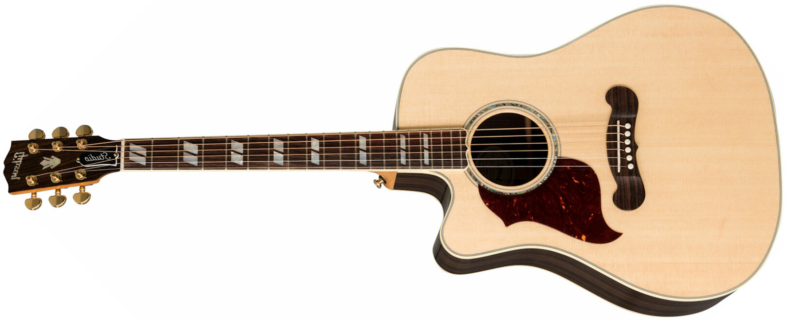 Gibson Songwriter Cutaway Lh Gaucher 2019 Dreadnought Epicea Palissandre Rw - Natural - Westerngitaar & electro - Main picture