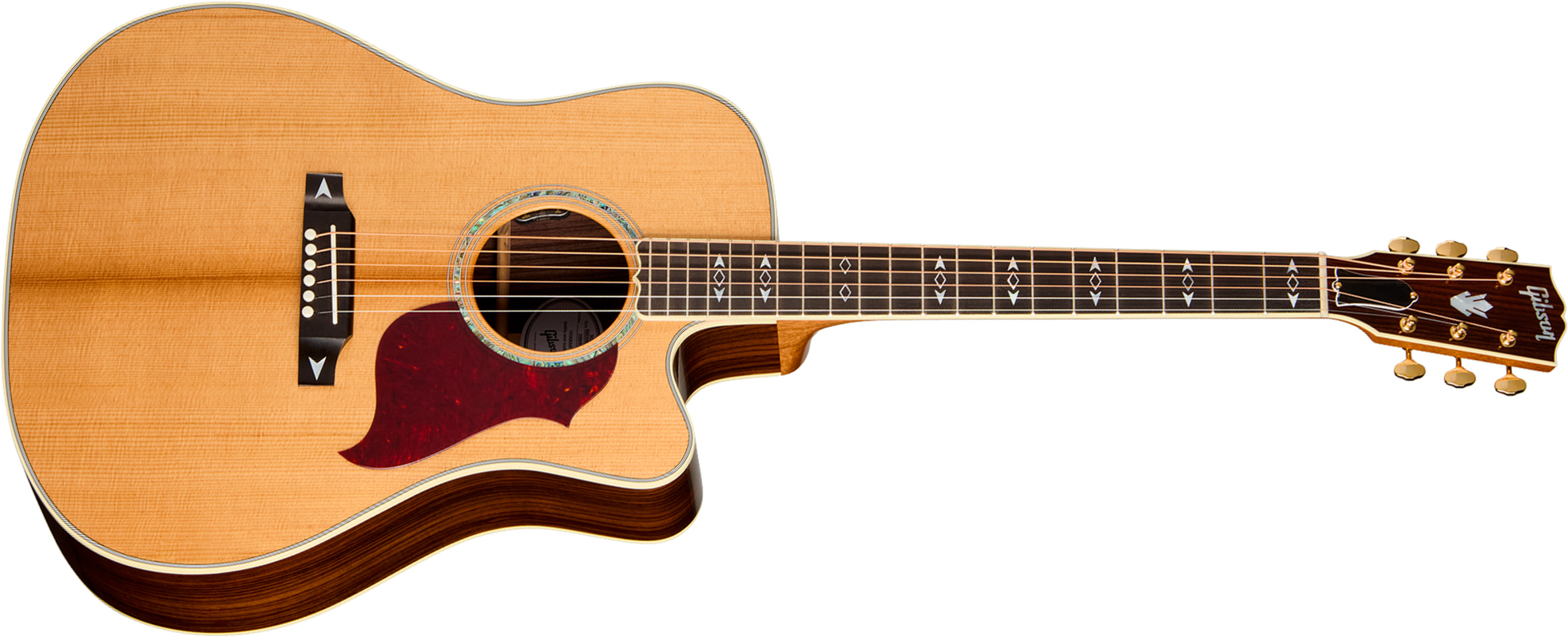 Gibson Songwriter Recording Artist (baggs Hifi Dna) Dreadnought Cw Epicea Palissandre Eb - Antique Natural - Folk gitaar - Main picture