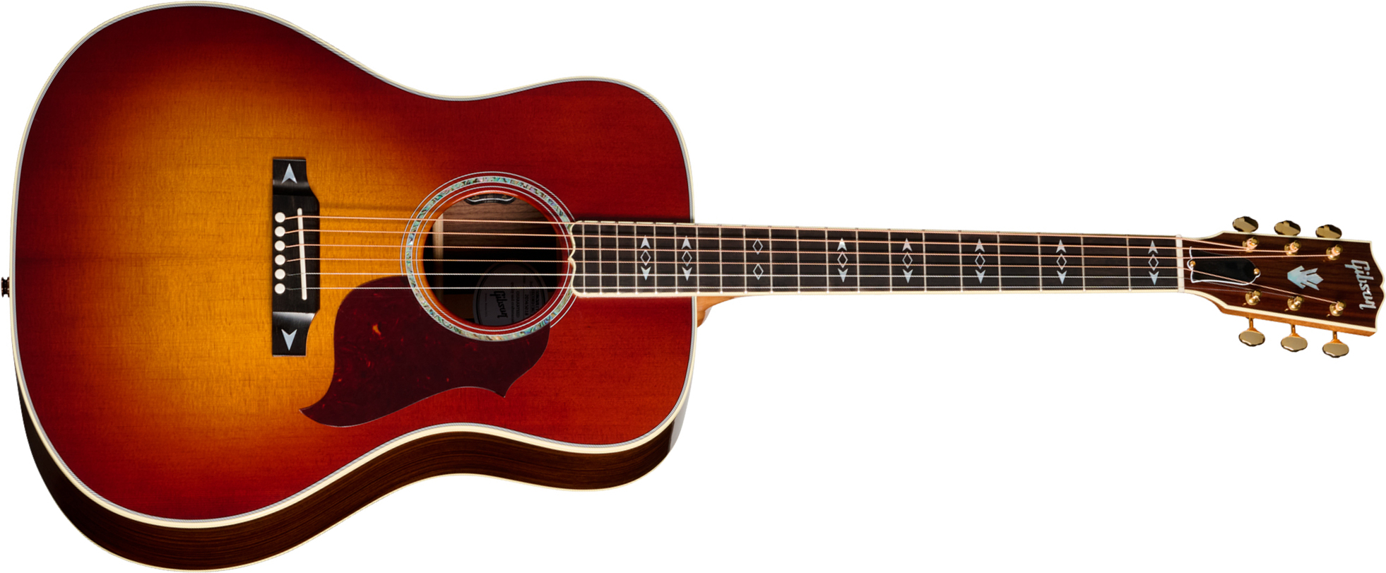 Gibson Songwriter Recording Artist Dreadnought Epicea Palissandre Rw - Rosewood Burst - Folk gitaar - Main picture