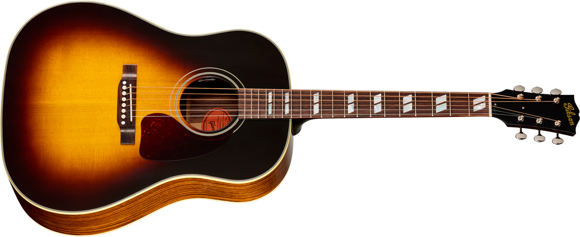 Gibson Southern Jumbo 40s Original (baggs Hifi Dna) Dreadnought Epicea Palissandre Rw - Vintage Sunburst - Folk gitaar - Main picture
