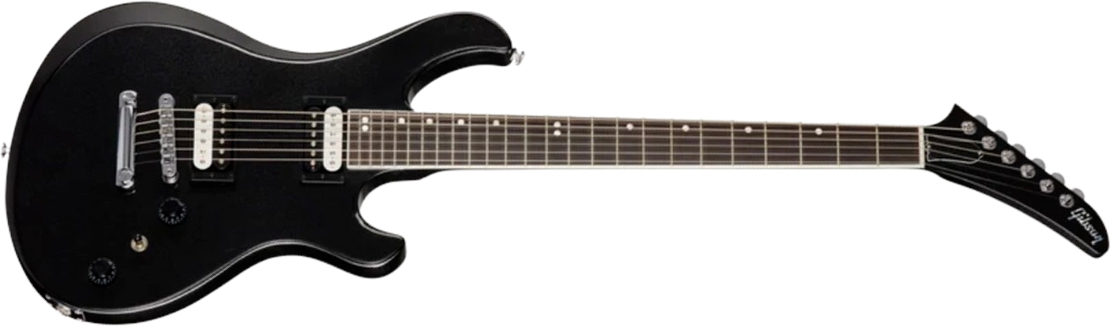 Gibson Victory Baritone Usa 2h Ht Eb - Graphite Metallic - Bariton elektrische gitaar - Main picture