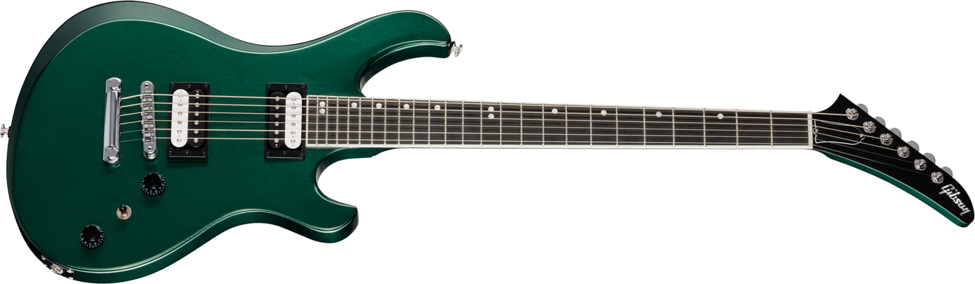 Gibson Victory Baritone Usa 2h Ht Eb - British Racing Green - Bariton elektrische gitaar - Main picture