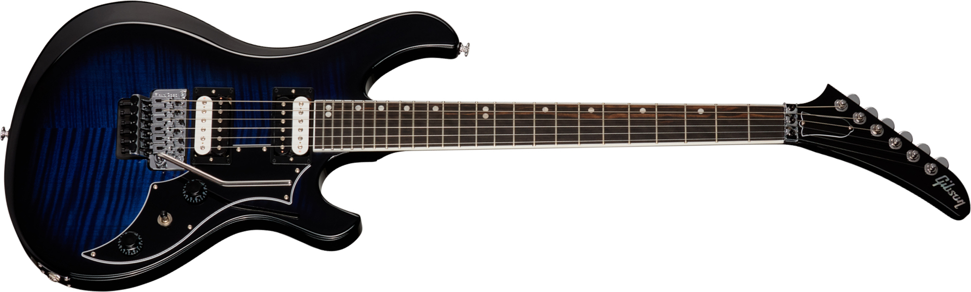 Gibson Victory Floyd Rose Usa 2h Fr Eb - Deep Ocean Burst - Double cut gitaar - Main picture