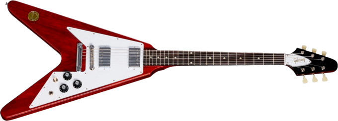 Gibson Custom Shop 1971 Flying V Medallion Reissue - Medallion cherry