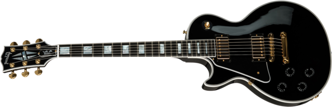 Gibson Custom Shop Les Paul Custom Linkshandige - Ebony
