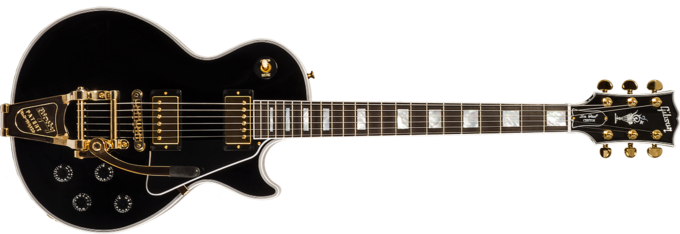 Gibson Custom Shop M2M Les Paul Custom Flowerpot Headstock Bigsby #CS402776 - Ebony