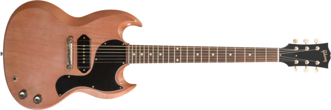 Gibson Custom Shop 1963 SG Junior Reissue Lightning Bar - Vos tv heather poly