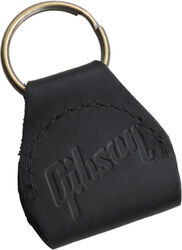 Premium Leather Pickholder Keychain - Black