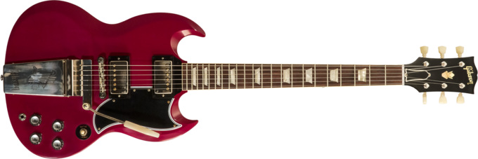 Gibson Custom Shop 1964 SG Standard Reissue W/ Maestro Vibrola #502124 - Vos metallic plum