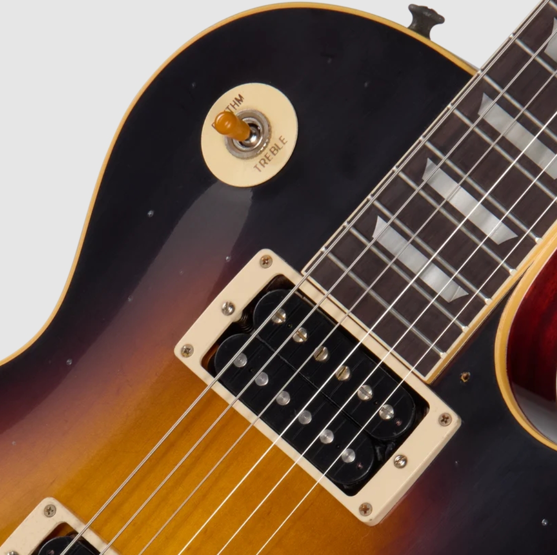 Gibson Custom Les Paul Standard 1958 Light Figured Maple Top Le Ltd 2h Ht Rw - Murphy Lab Heavy Aged Athens Burst - Single cut gitaar - Variation 2