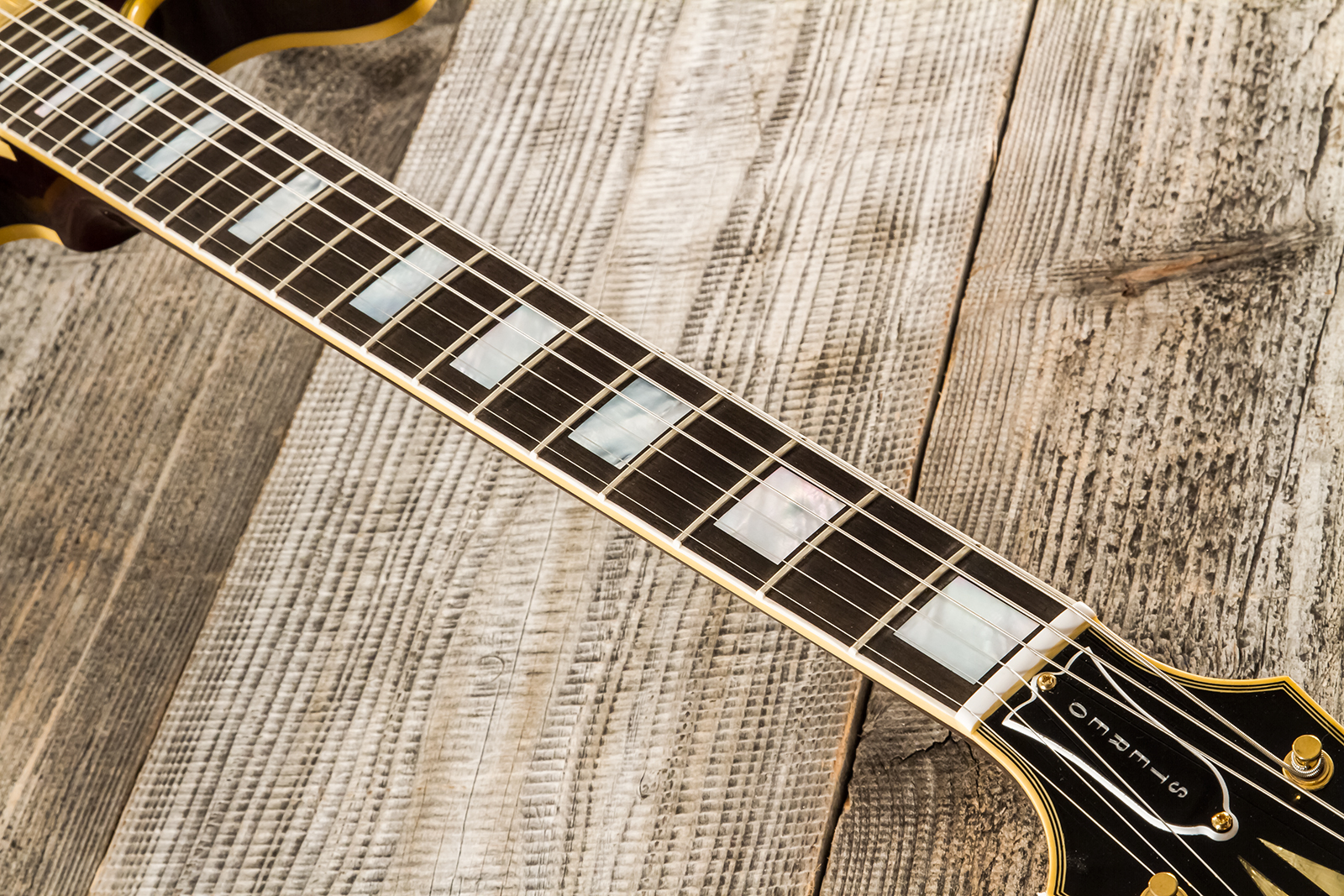 Gibson Custom Shop Bb King Es355 1974 Rumble In The Jungle 2h Trem Eb #bbes33505 - Murphy Lab Light Aged Walnut - Semi hollow elektriche gitaar - Vari