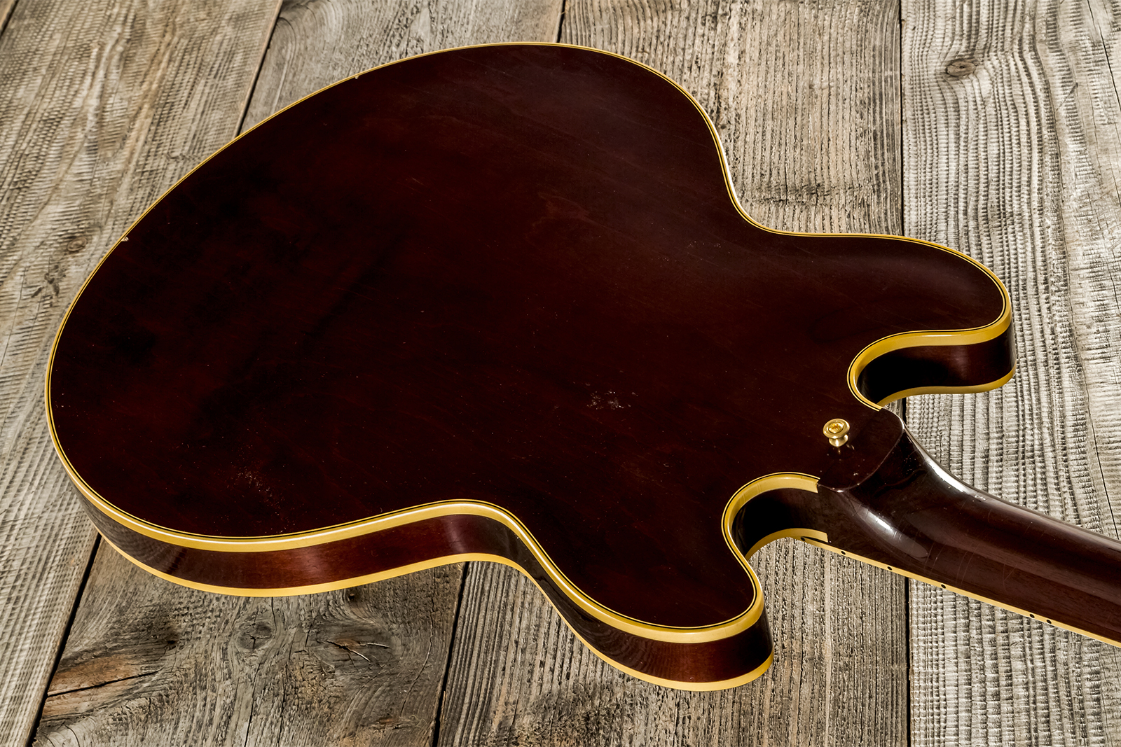 Gibson Custom Shop Bb King Es355 1974 Rumble In The Jungle 2h Trem Eb #bbes33505 - Murphy Lab Light Aged Walnut - Semi hollow elektriche gitaar - Vari