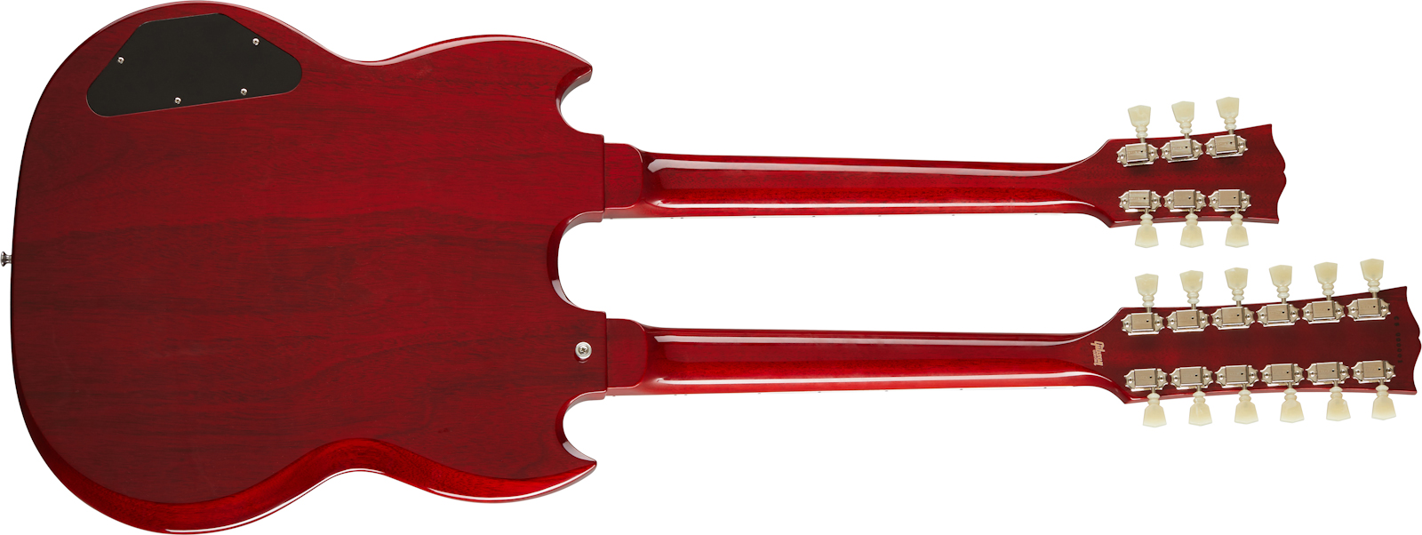 Gibson Custom Shop Eds-1275 Double Neck 2h Ht Rw - Cherry Red - Dubbelhals gitaar - Variation 1
