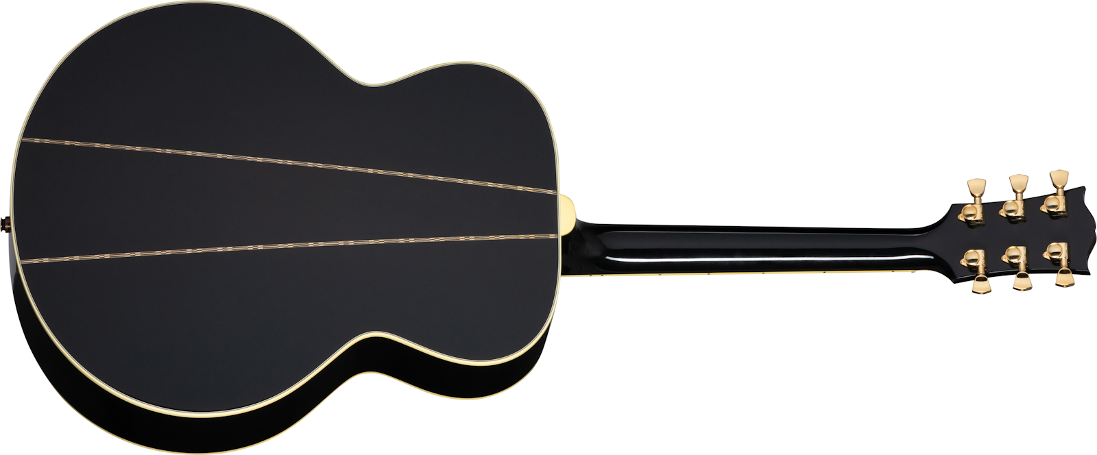Gibson Custom Shop Elvis Presley Sj-200 Signature Jumbo Epicea Palissandre Rw - Ebony - Westerngitaar & electro - Variation 1