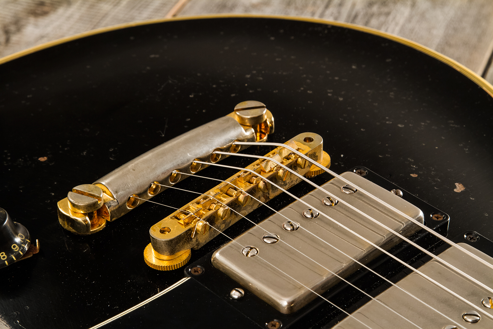 Gibson Custom Shop Eric Clapton Les Paul Custom 1958 Signature 2h Ht Eb - Murphy Lab Ebony - Kenmerkende elektrische gitaar - Variation 5