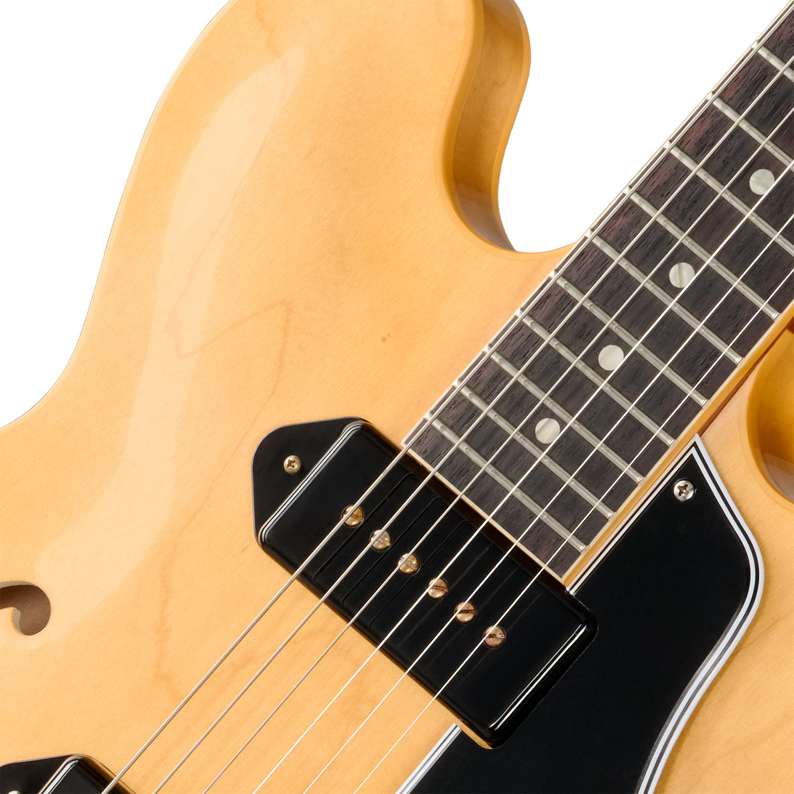 Gibson Custom Shop Es330 1959 Reissue Historic 2s P90 Ht Rw - Vintage Natural (vos Hardware) - Semi hollow elektriche gitaar - Variation 2