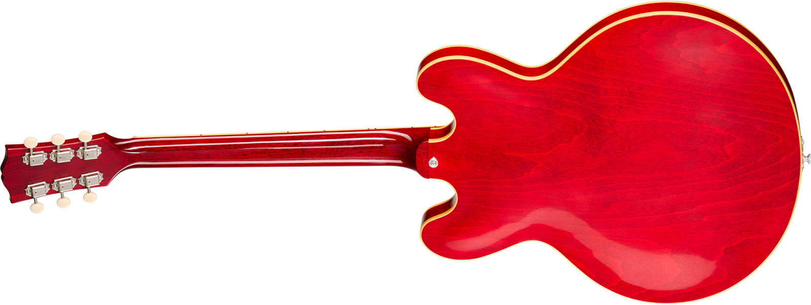 Gibson Custom Shop Es330 1962 Reissue Historic 2s P90 Ht Rw - Sixties Cherry - Semi hollow elektriche gitaar - Variation 1