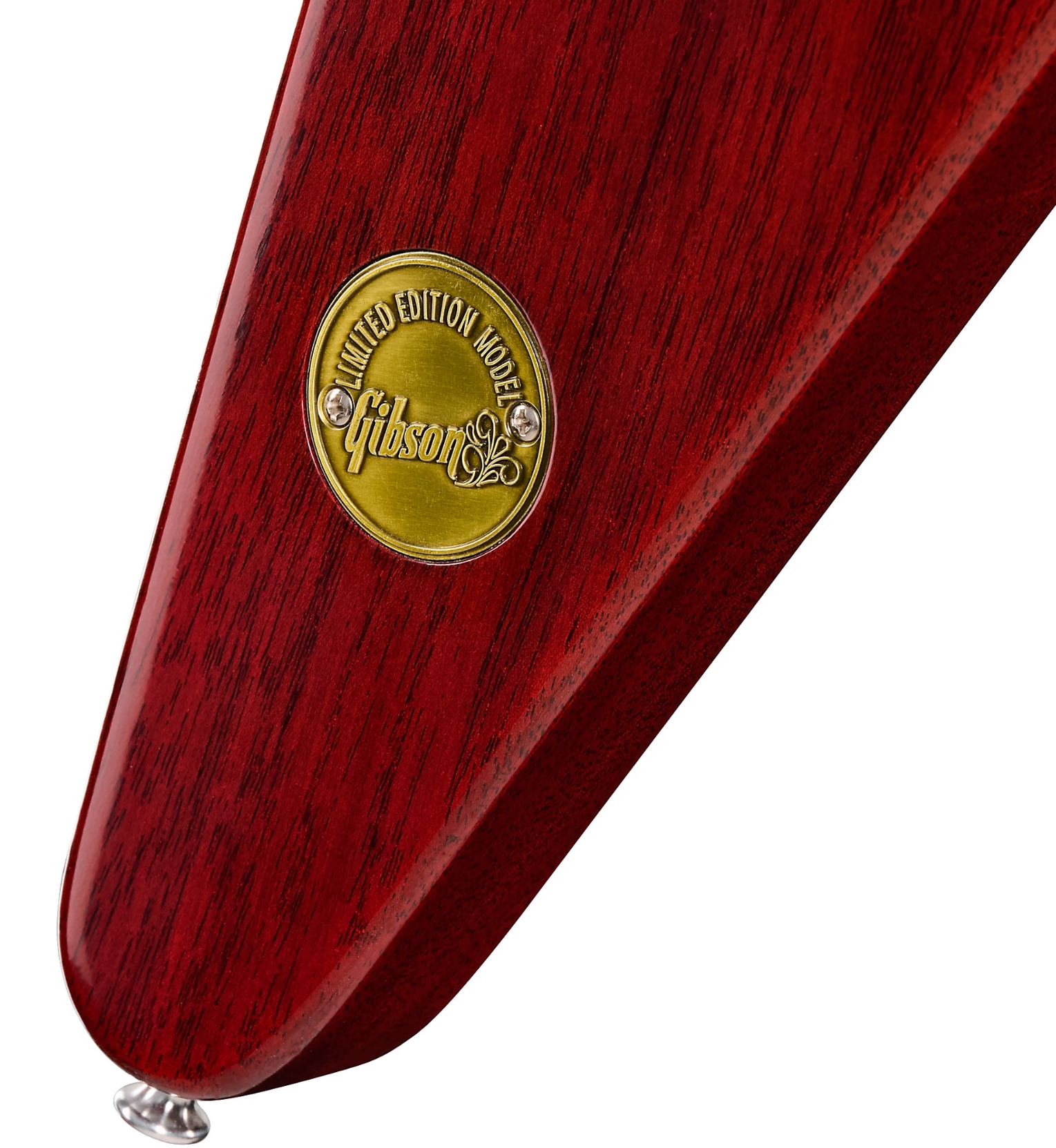 Gibson Custom Shop Flying V 1971 Reissue 2h Ht Rw - Medallion Cherry - Retro-rock elektrische gitaar - Variation 4