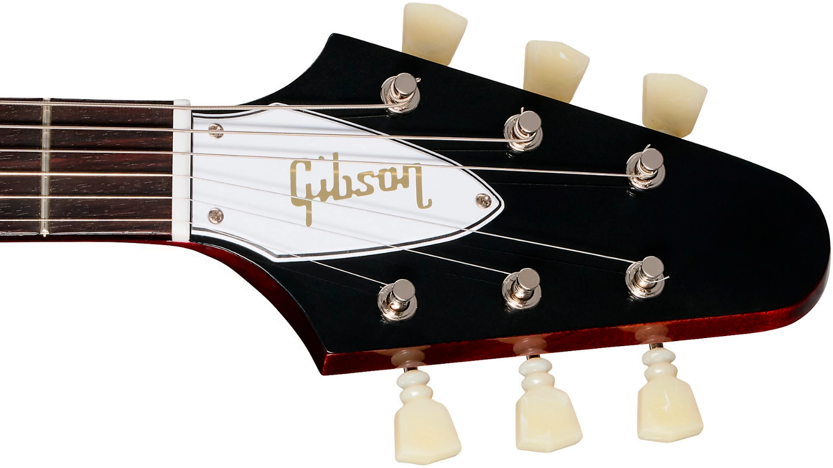 Gibson Custom Shop Flying V 1971 Reissue 2h Ht Rw - Medallion Cherry - Retro-rock elektrische gitaar - Variation 5