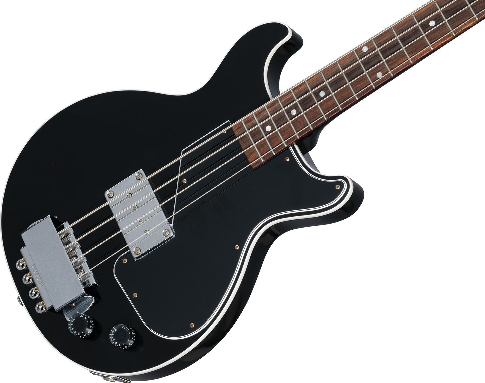 Gibson Custom Shop Gene Simmons Eb-0 Bass Ltd Signature Rw - Vos Ebony - Solid body elektrische bas - Variation 3