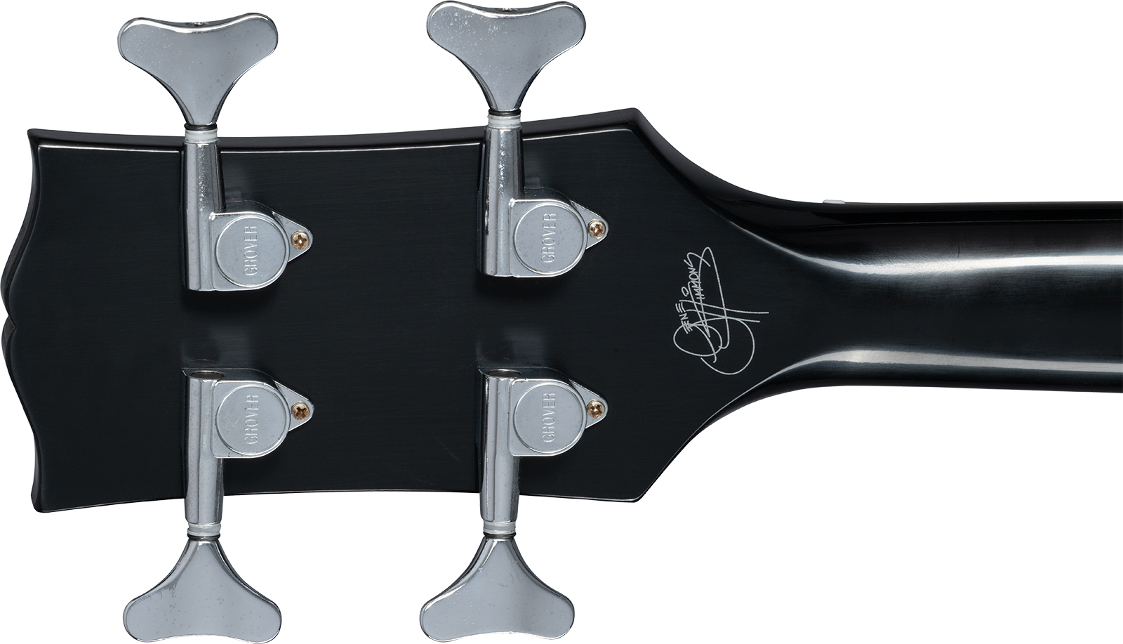 Gibson Custom Shop Gene Simmons Eb-0 Bass Ltd Signature Rw - Vos Ebony - Solid body elektrische bas - Variation 4