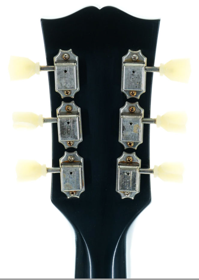 Gibson Custom Shop Historic Es-335 1959 Reissue 2h Ht Rw - Vos Ebony - Semi hollow elektriche gitaar - Variation 3