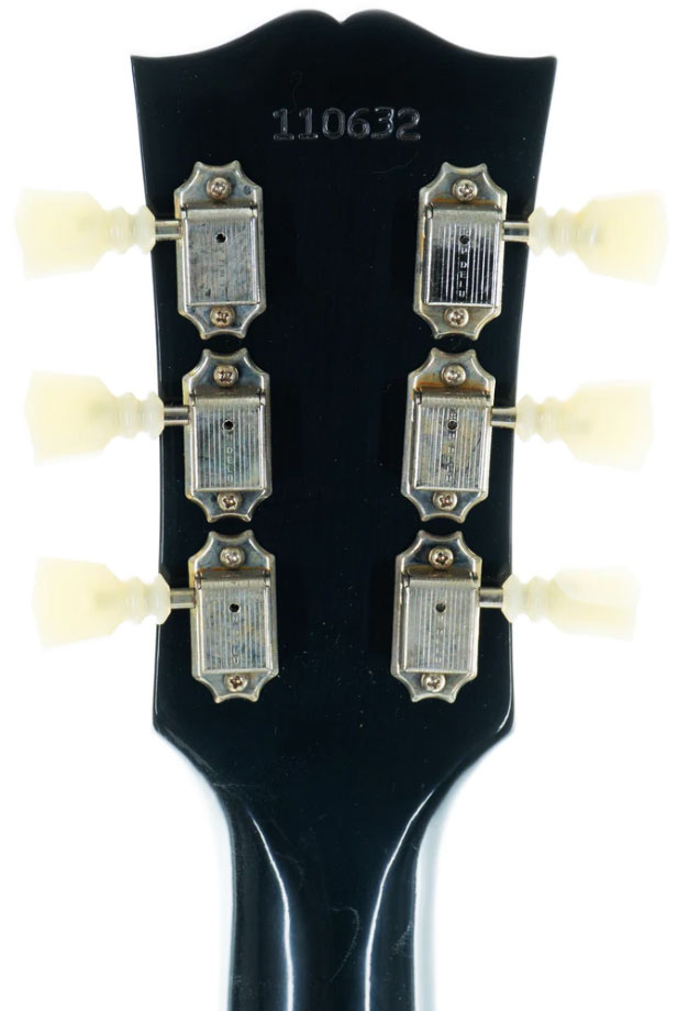 Gibson Custom Shop Historic Es-335 1964 Reissue 2h Ht Rw - Vos Ebony - Semi hollow elektriche gitaar - Variation 3