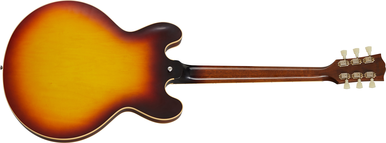 Gibson Custom Shop Historic Es335 Reissue 1961 2h Ht Rw - Vos Vintage Burst - Semi hollow elektriche gitaar - Variation 1