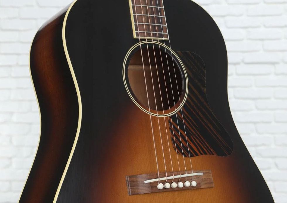 Gibson Custom Shop Historic Jumbo 1934 Dreadnought Epicea Acajou Rw - Vos Vintage Sunburst - Westerngitaar & electro - Variation 3