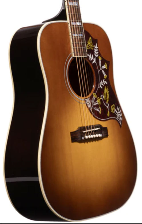 Gibson Custom Shop Hummingbird Standard Red Spruce Modern Dreadnought Epicea Acajou Rw - Honey Burst - Volksgitaar - Variation 2