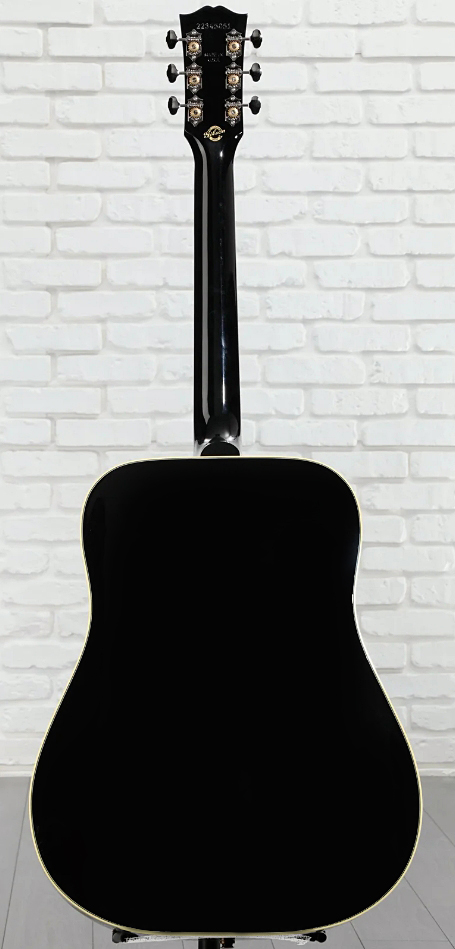 Gibson Custom Shop Hummingbird Torch Dreadnought Epicea Acajou Rw - Ebony - Folk gitaar - Variation 1