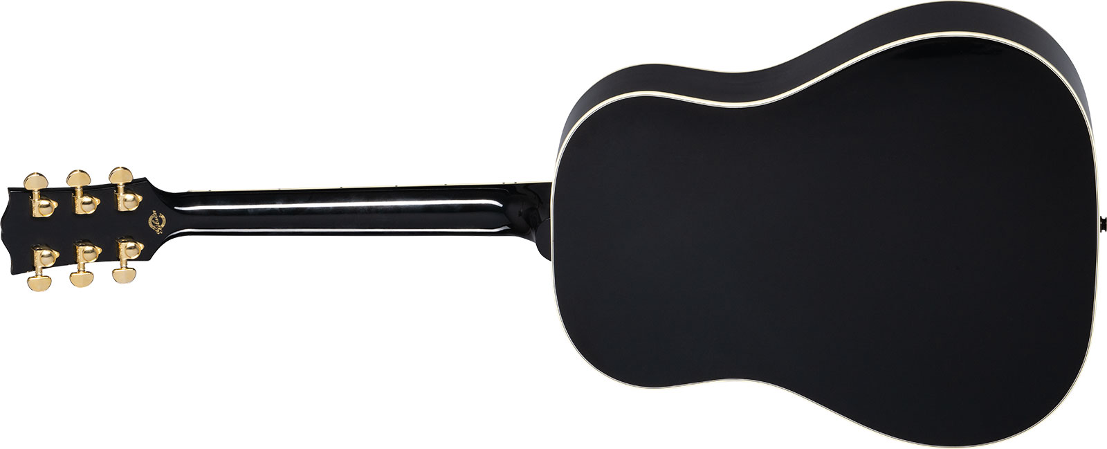 Gibson Custom Shop J-45 Custom Dreadnought Epicea Acajou Eb - Ebony - Westerngitaar & electro - Variation 1