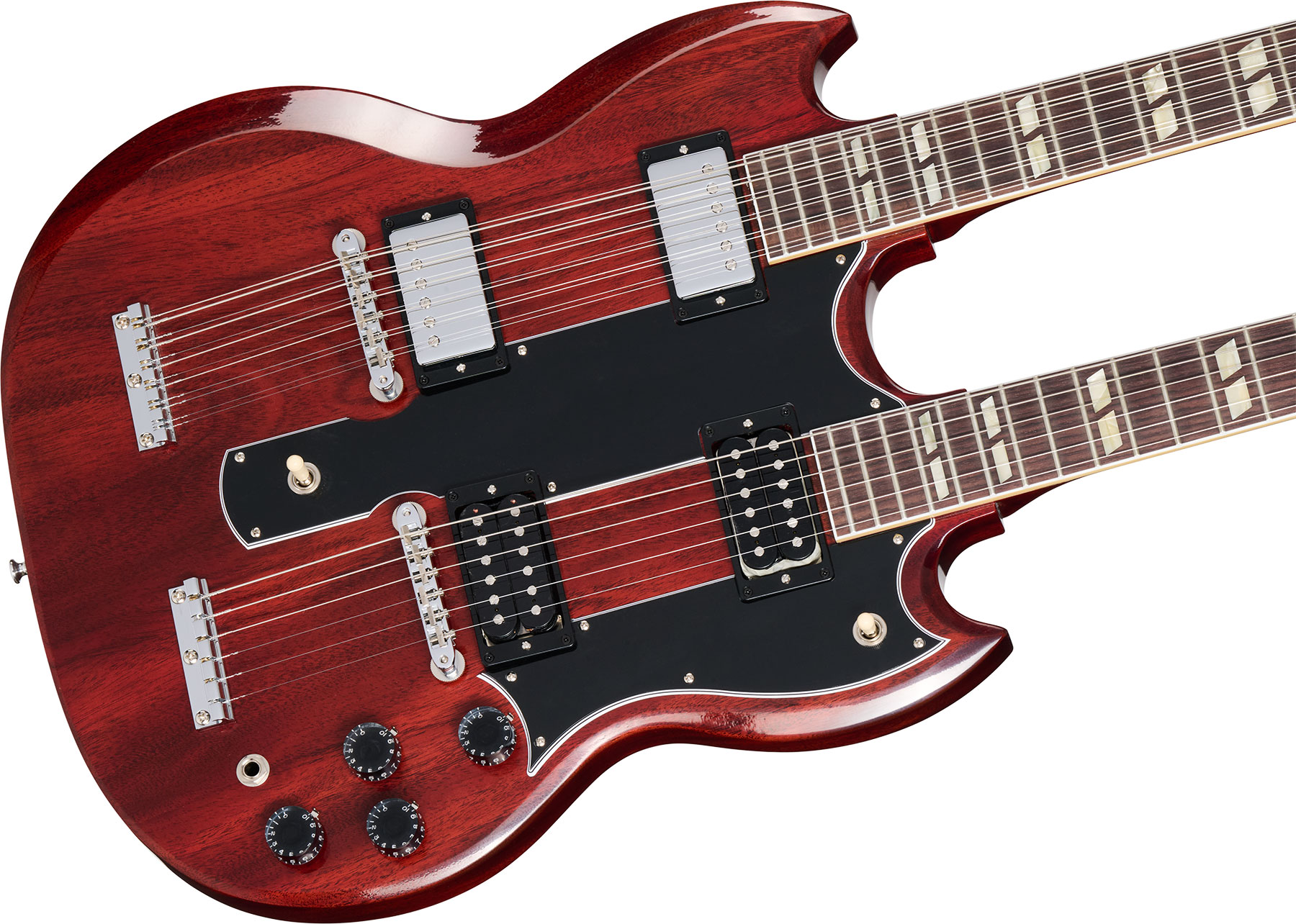 Gibson Custom Shop Jimmy Page Eds1275 Doubleneck 1969 Signature 2s Ht Rw - Vos '69 Cherry - Dubbelhals gitaar - Variation 3