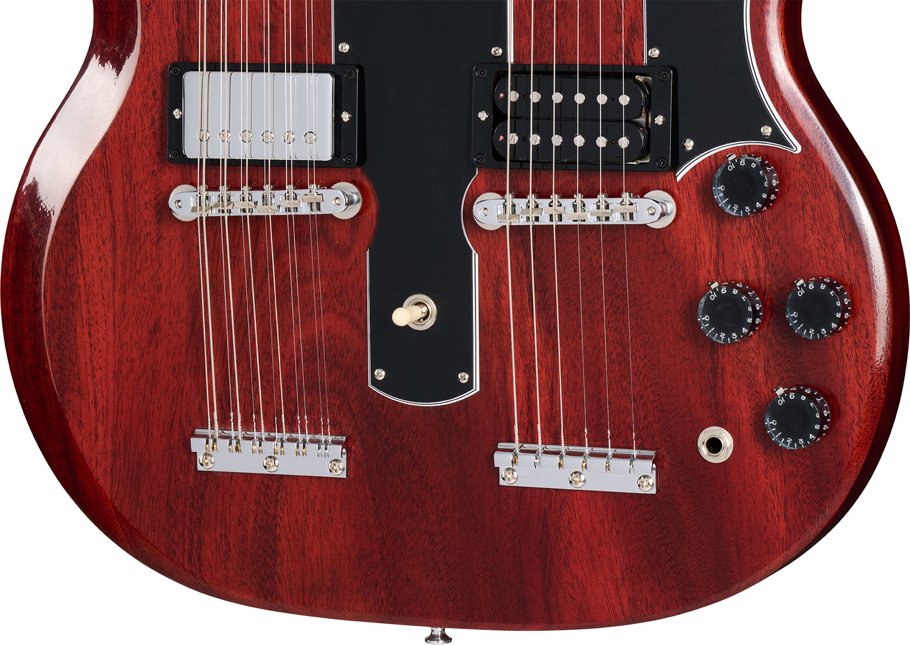 Gibson Custom Shop Jimmy Page Eds1275 Doubleneck 1969 Signature 2s Ht Rw - Vos '69 Cherry - Dubbelhals gitaar - Variation 4