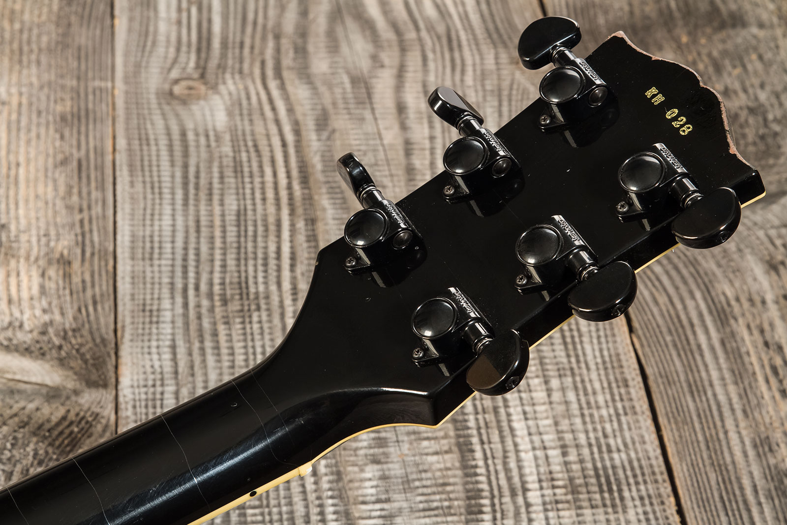 Gibson Custom Shop Kirk Hammett Les Paul Custom 1989 2h Ht Eb #kh009 - Murphy Lab Aged Ebony - Kenmerkende elektrische gitaar - Variation 12