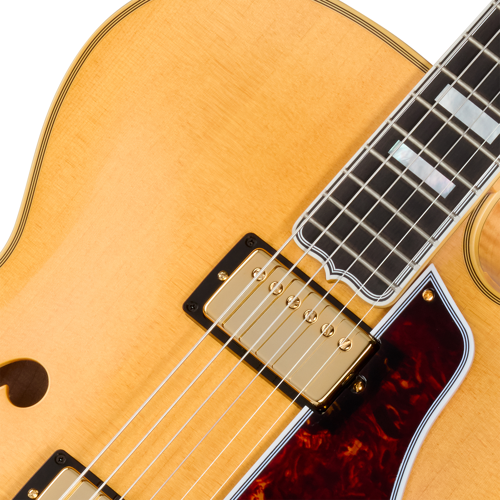 Gibson Custom Shop L5 Ces 1957 Reissue 2h Ht Eb - Vos Antique Natural - Hollow Body elektrische gitaar - Variation 2