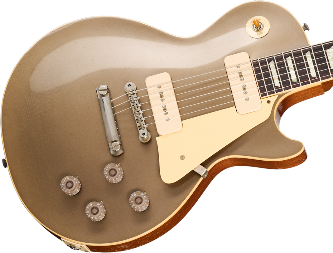 Gibson Custom Shop Les Paul 1955 Namm Show Commemorative 2s P90 Rw - Murphy Lab Light Aged Samoa Beige - Single cut gitaar - Variation 3