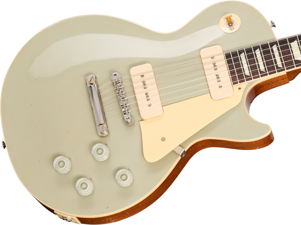 Gibson Custom Shop Les Paul 1955 Namm Show Commemorative 2s P90 Rw - Murphy Lab Light Aged Platinium - Single cut gitaar - Variation 3