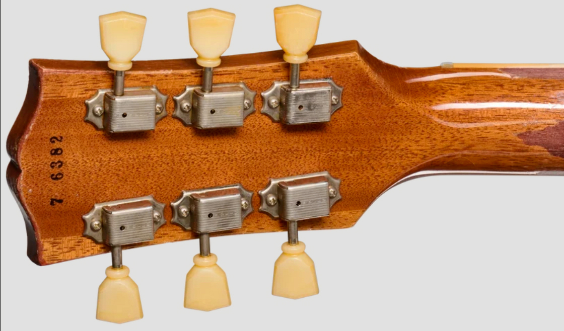 Gibson Custom Shop Les Paul 1957 Reissue Le Ltd 2h Ht Rw - Murphy Lab Ultra Heavy Aged Refin Burst - Single cut gitaar - Variation 7