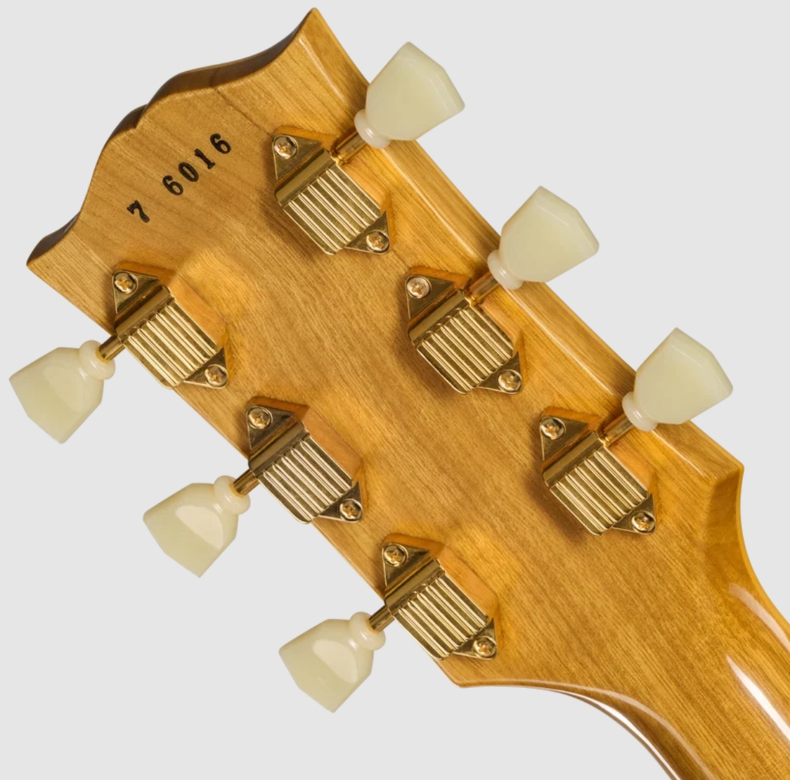 Gibson Custom Shop Les Paul Custom 1957 Korina Le Ltd 2h Ht Eb - Vos Antique Natural - Single cut gitaar - Variation 7
