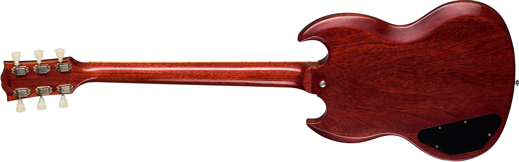 Gibson Custom Shop Sg Standard 1961 Reissue Stop Bar 2019 2h Ht Rw Rw - Vos Cherry Red - Guitarra eléctrica de doble corte. - Variation 1