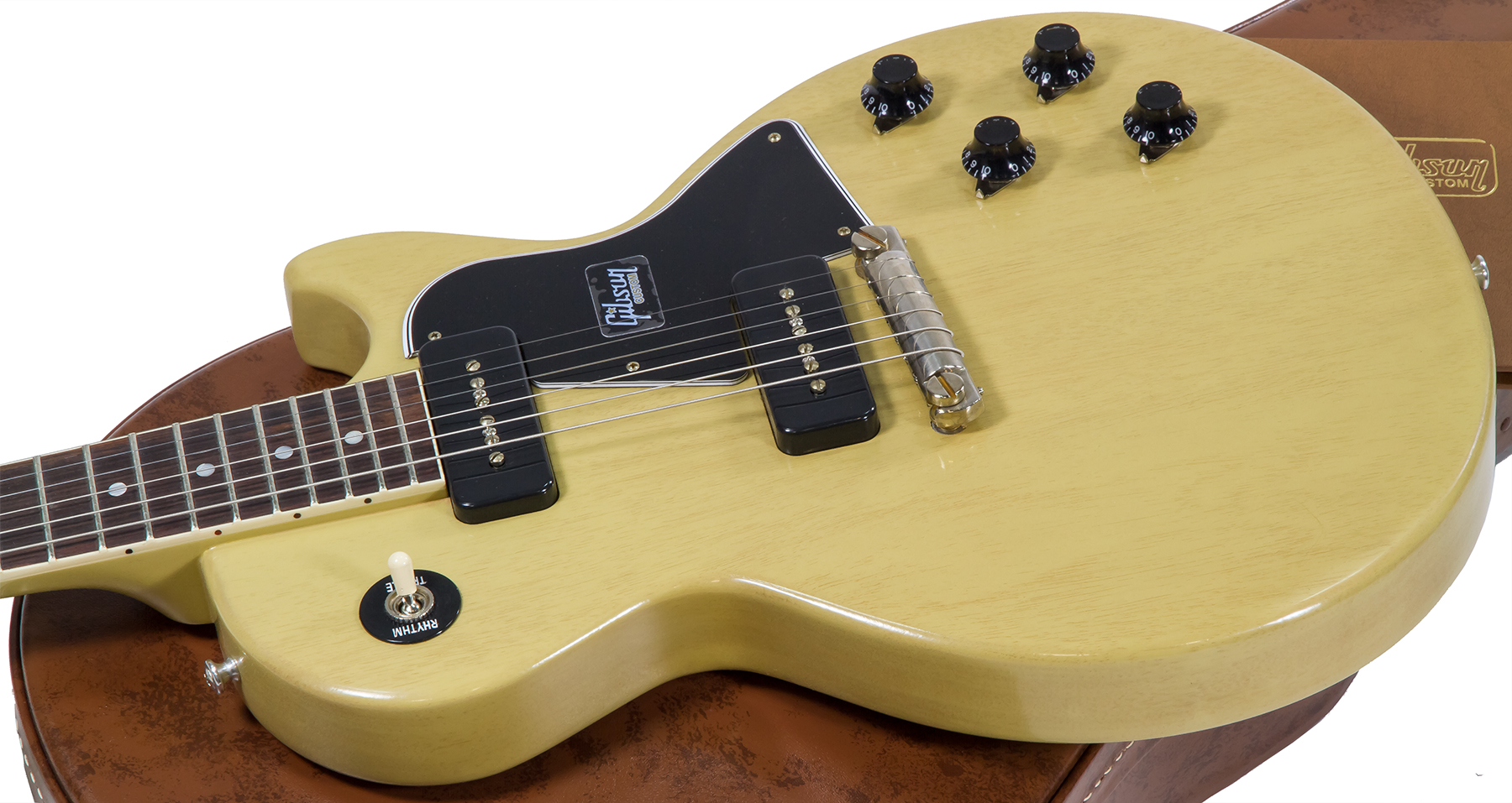 Gibson Custom Shop Les Paul Special 1957 Single Cut Reissue 2p90 Ht Rw - Vos Tv Yellow - Enkel gesneden elektrische gitaar - Variation 2