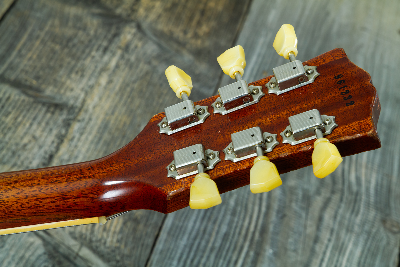 Gibson Custom Shop Les Paul Standard 1959 2h Ht Rw #961232 - Murphy Lab Aged Tobacco Sunburst - Single cut gitaar - Variation 12