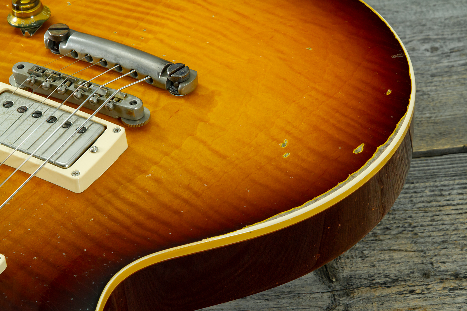 Gibson Custom Shop Les Paul Standard 1959 2h Ht Rw #961232 - Murphy Lab Aged Tobacco Sunburst - Single cut gitaar - Variation 3