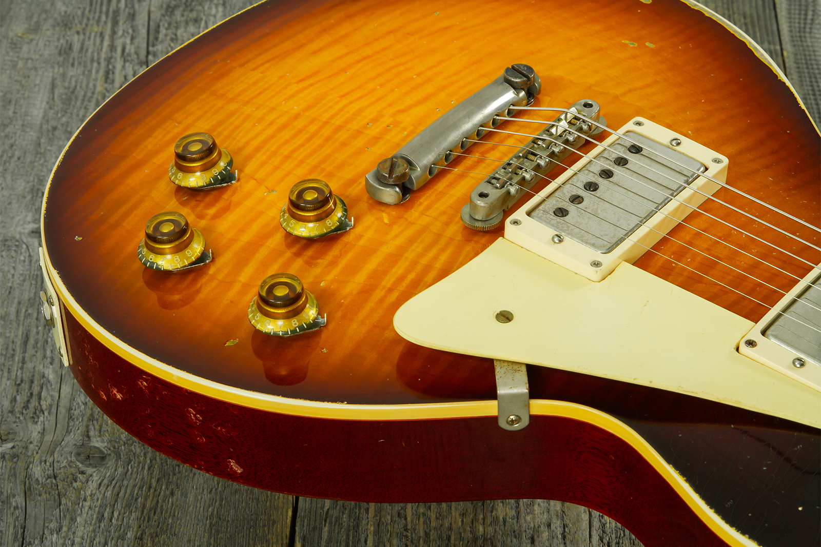 Gibson Custom Shop Les Paul Standard 1959 2h Ht Rw #961232 - Murphy Lab Aged Tobacco Sunburst - Single cut gitaar - Variation 4