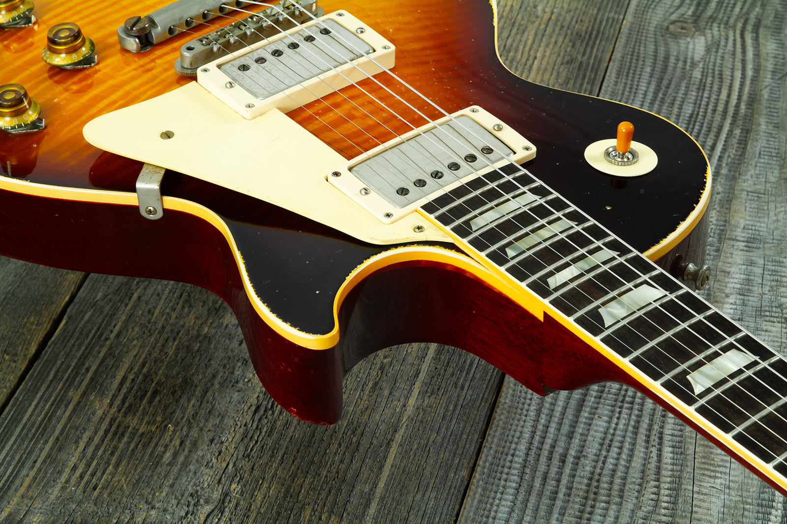 Gibson Custom Shop Les Paul Standard 1959 2h Ht Rw #961232 - Murphy Lab Aged Tobacco Sunburst - Single cut gitaar - Variation 5