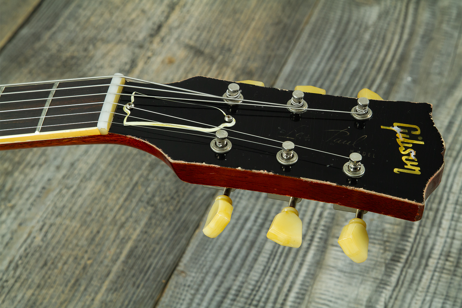 Gibson Custom Shop Les Paul Standard 1959 2h Ht Rw #961232 - Murphy Lab Aged Tobacco Sunburst - Single cut gitaar - Variation 7