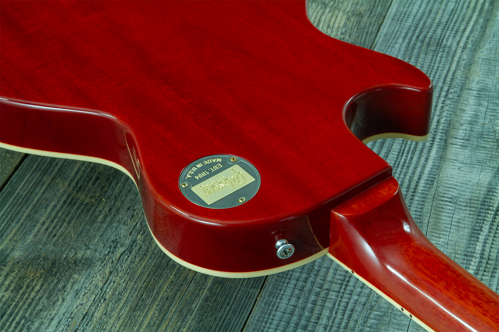 Gibson Custom Shop Les Paul Standard 1959 2h Ht Rw #982048 - Vos Vintage Cherry Sunburst - Single cut gitaar - Variation 8